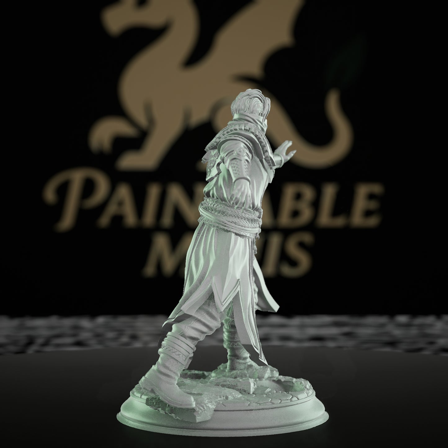 Enchanter Spectral Serpent Sorcerer Miniature | Medium | DM Stash | D&D DnD Pathfinder Miniature