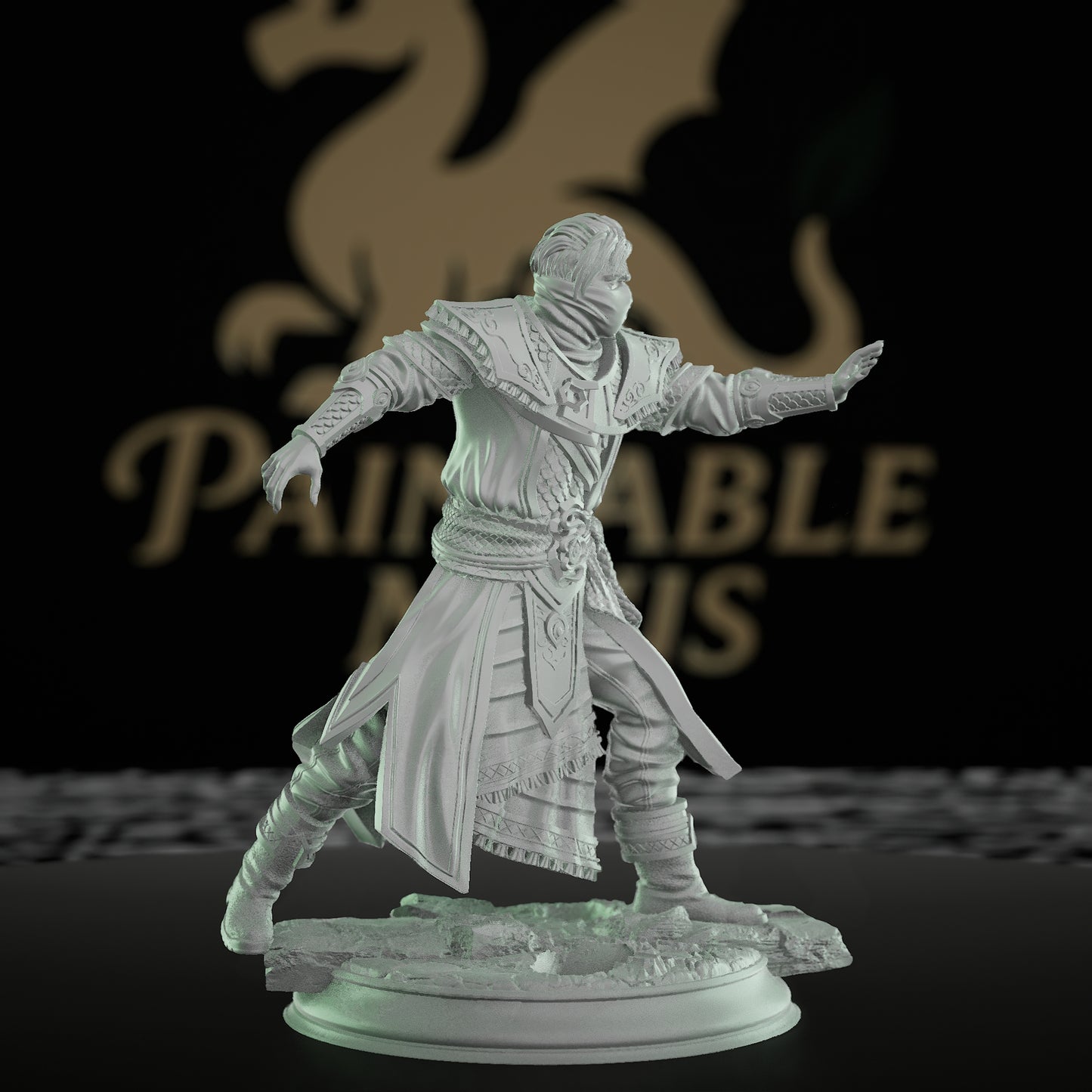 Enchanter Spectral Serpent Sorcerer Miniature | Medium | DM Stash | D&D DnD Pathfinder Miniature