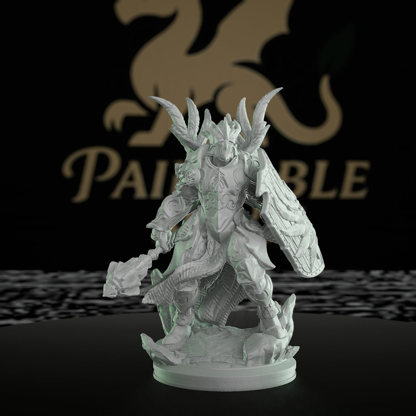 Elven Knight Hero Miniature Tabletop | Medium | DM Stash | D&D DnD Pathfinder Miniature