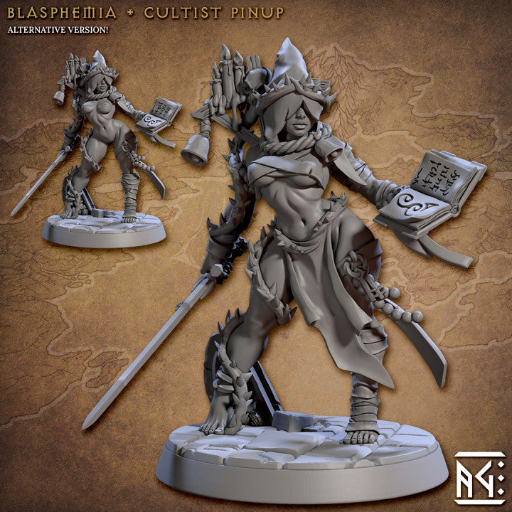 Sorcerer Warlock Cultist Fiends | Medium | Artisan Guild | D&D DnD Pathfinder Miniature