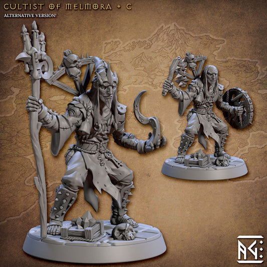 Cultist Cleric Mage Fiend | Medium | Artisan Guild | D&D DnD Pathfinder Miniature