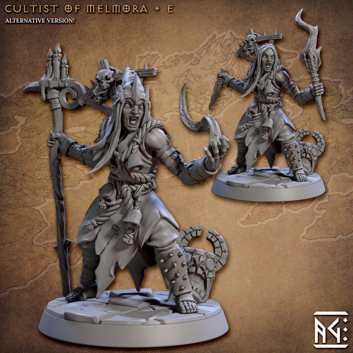 Cultist Warlock Dark Rituals Miniature | Medium | Artisan Guild | D&D DnD Pathfinder Miniature