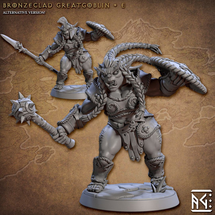 Bronzeclad Goblinoid Warrior Large | Artisan Guild | D&D DnD Pathfinder Miniature