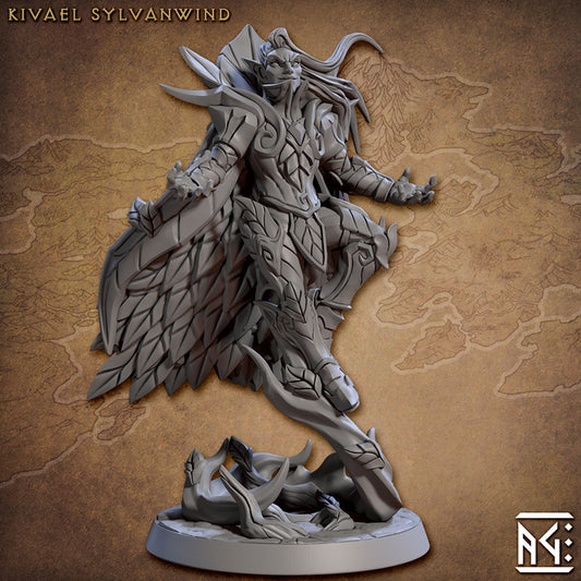 Elf Bard Knight Miniature | Medium | Artisan Guild | D&D DnD Pathfinder Miniature