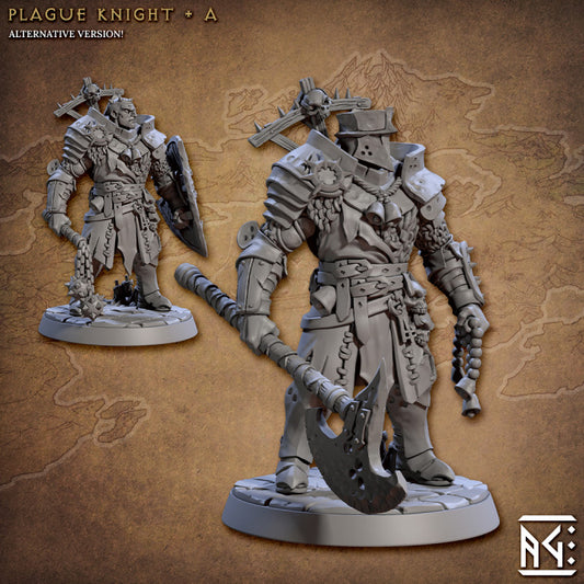Plague Knight Paladin Monsters Humanoids | Medium | Artisan Guild | D&D DnD Pathfinder Miniature