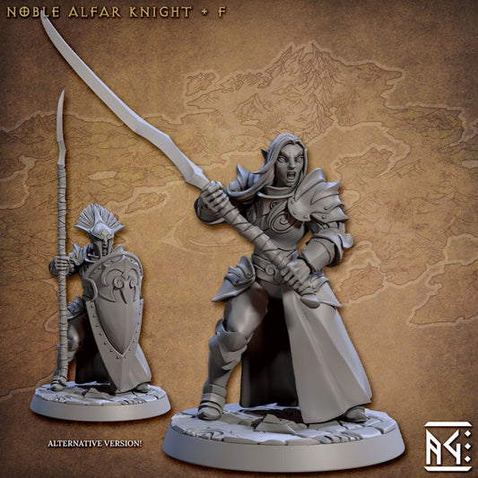 Noble Alfar Knight - Guard (25mm Base)