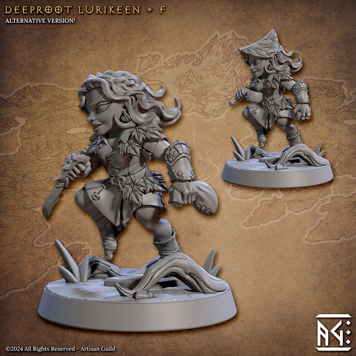 Deeproot Forest Rogue Ranger Fey Humanoids | Medium | Artisan Guild | D&D DnD Pathfinder Miniature