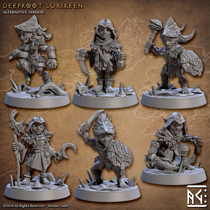 Forest Druid Ranger Rogue | Medium | Artisan Guild | D&D DnD Pathfinder Miniature
