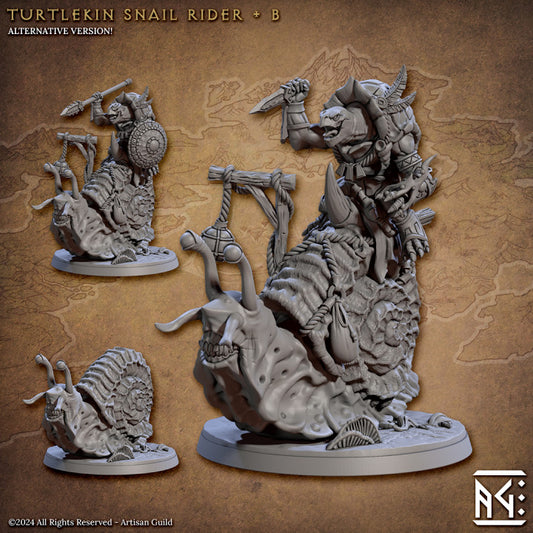 Turtlekin Giant Snail Beast Mount | Large | Artisan Guild | D&D DnD Pathfinder Miniature