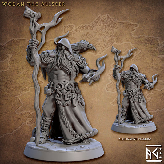 Norse Sage Spellcaster Wizard Human | Medium | Artisan Guild | D&D DnD Pathfinder Miniature