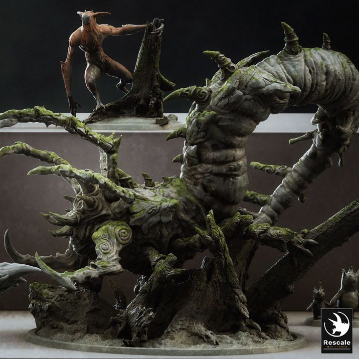 Great Furor Scorpion Worm Monstrosity | Colossal | Rescale Miniatures | D&D DnD Pathfinder Miniature