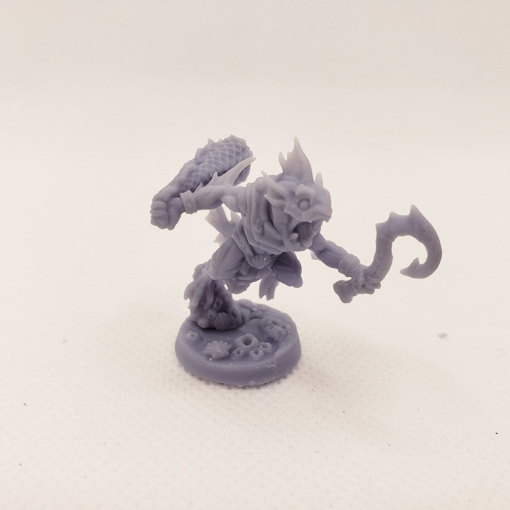 Low-Tide Jurakin Humanoid Warrior | Medium | Artisan Guild | D&D DnD Pathfinder Miniature