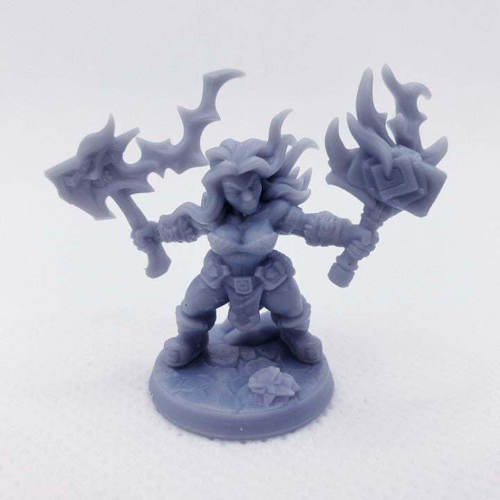 Dwarf Warrior Oathbreaker Storm | Medium | Artisan Guild | D&D DnD Pathfinder Miniature