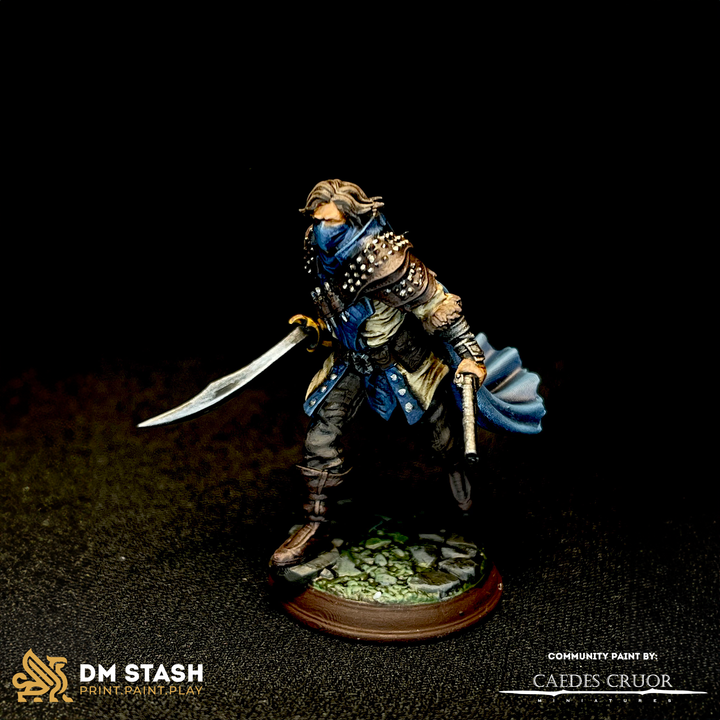 Bandit Boss Rogue Leader Miniature | Medium | DM Stash | D&D DnD Pathfinder Miniature