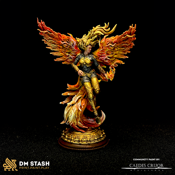 Phoenix Elf Ranger Miniature | Medium | DM Stash | D&D DnD Pathfinder Miniature