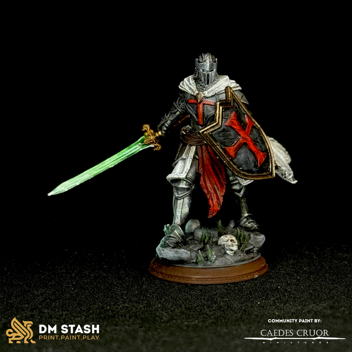 Cursed Paladin Vengeance Humanoids Fiends | Medium | DM Stash | D&D DnD Pathfinder Miniature