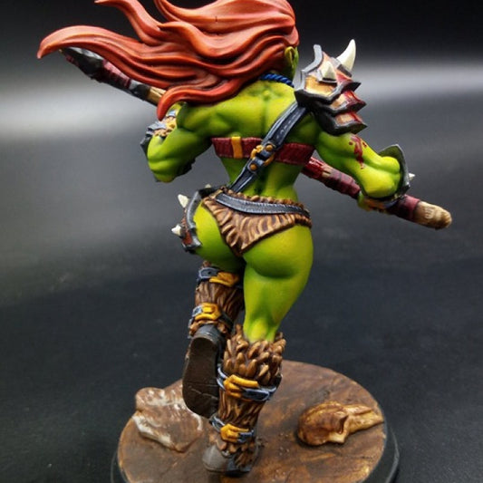 Orc Barbarian - Charging (25mm Base)