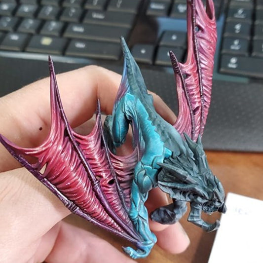 Bonelord Drakenmir on Bloodhunter Dire Bat - Mounted (75mm Base)