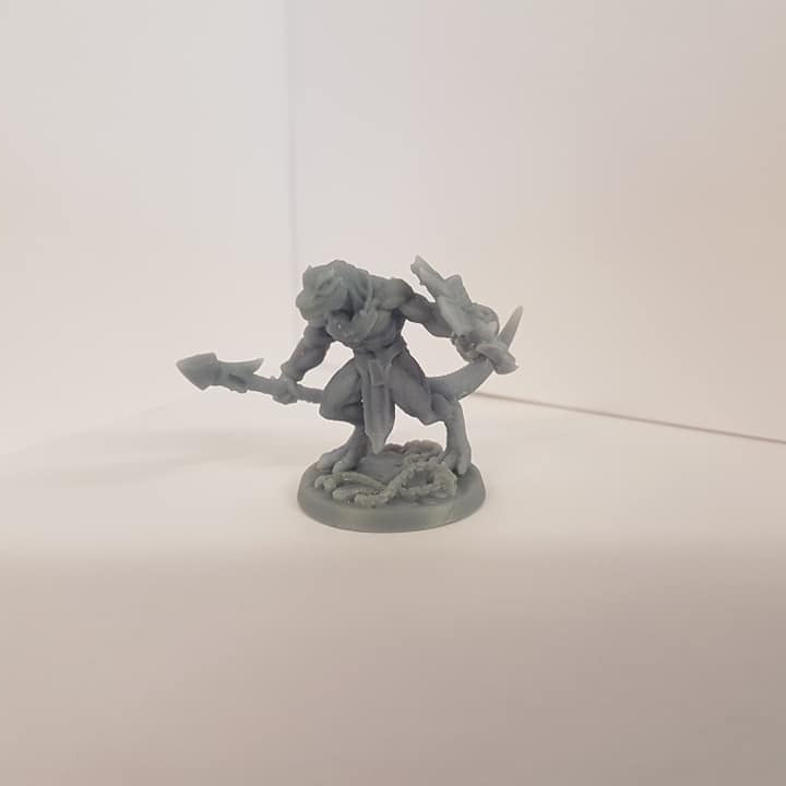 Lézard Gueule-d'Or - Archer (socle 25 mm)