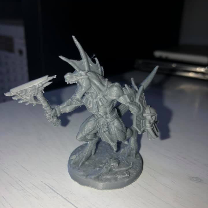 Lézard Gueule-d'Or - Archer (socle 25 mm)