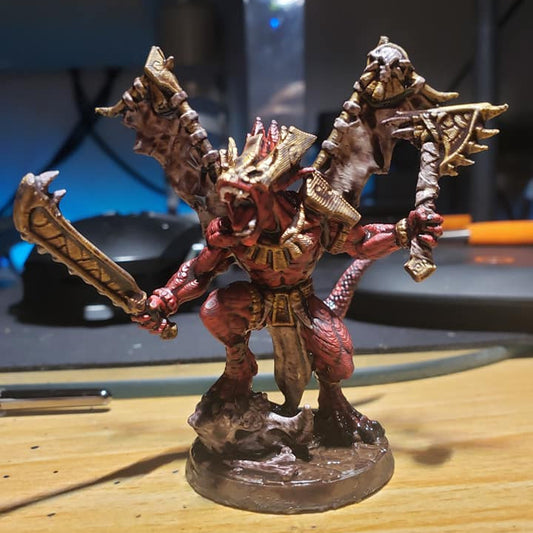 Xol'Toa - Goldmaw Lizard Prince (25mm Base)