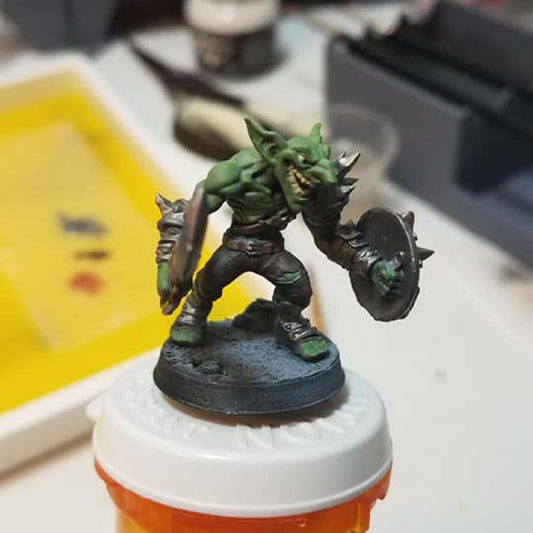 Sparksoot Goblin - Armed (25mm Base)