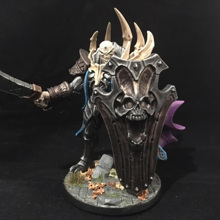 Undead Lich King Skeleton Shield | Large | Artisan Guild | D&D DnD Pathfinder Miniature