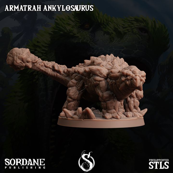 Armatrah Ankylosaurus - Guard (50mm Base)