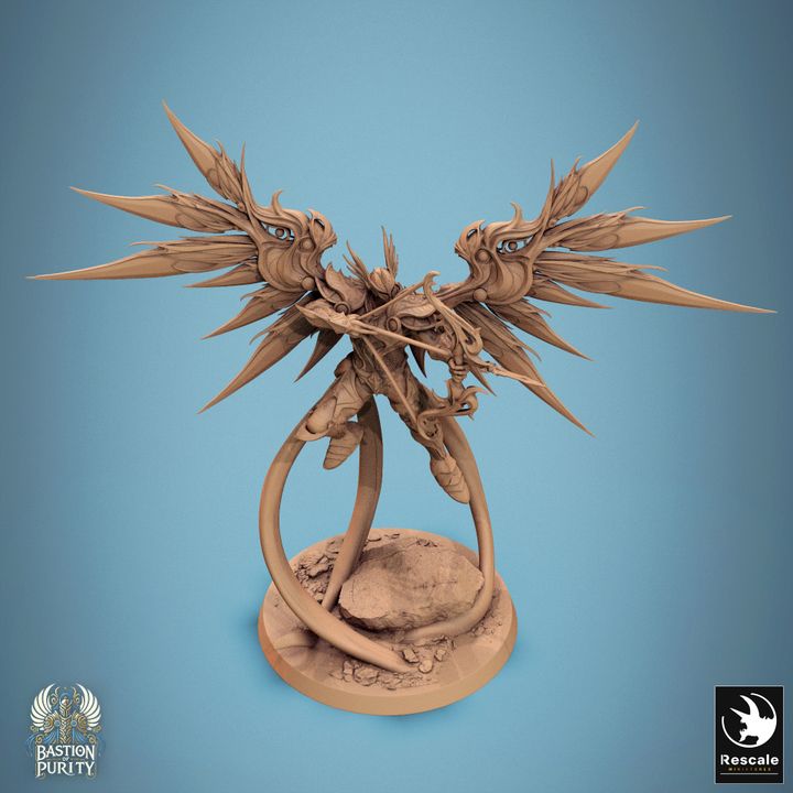 Celestial Archer Wings Bow | Large | Rescale Miniatures | D&D DnD Pathfinder Miniature