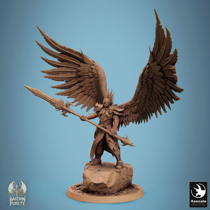 Celestial Paladin Warrior Wings | Large | Rescale Miniatures | D&D DnD Pathfinder Miniature