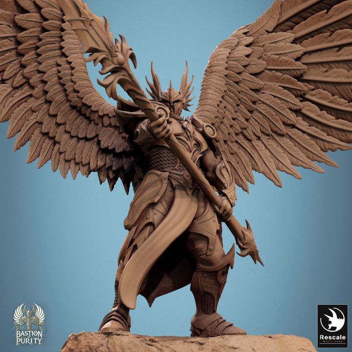 Celestial Paladin Warrior Wings | Large | Rescale Miniatures | D&D DnD Pathfinder Miniature