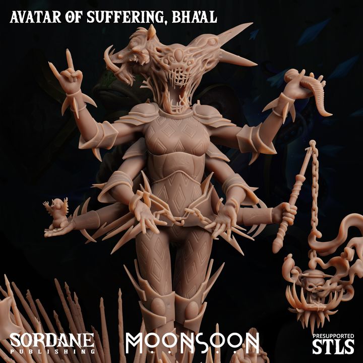 Avatar of Suffering, Bha'al - Commanding (75mm Base)