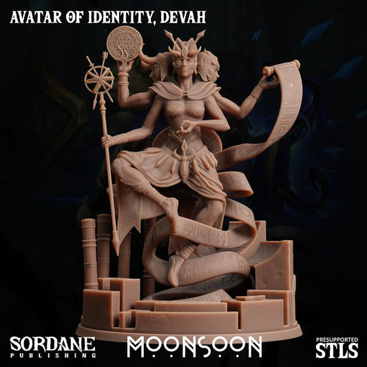 Avatar of Identity, Devah - Commanding (100mm Base)