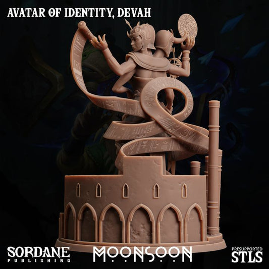 Avatar of Identity, Devah - Commanding (100mm Base)
