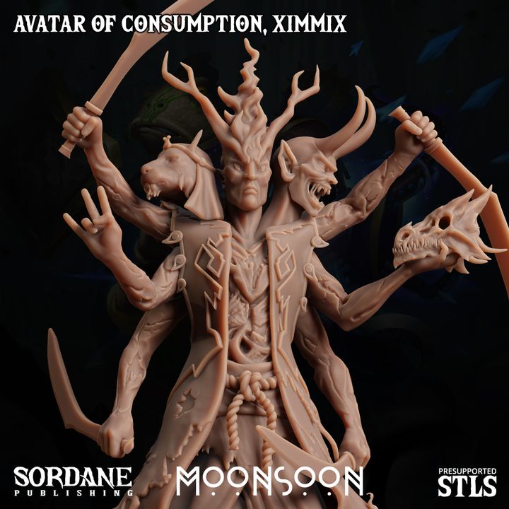 Avatar of Consumption, Ximmix - Standing (75mm Base)