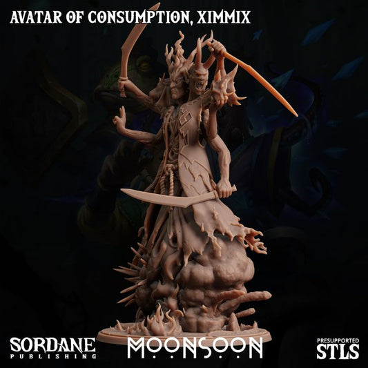 Avatar of Consumption, Ximmix - Standing (75mm Base)