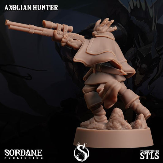 Axolian Reptilian Hunter Ranger Scout | Medium | Sordane Publishing | D&D DnD Pathfinder Miniature