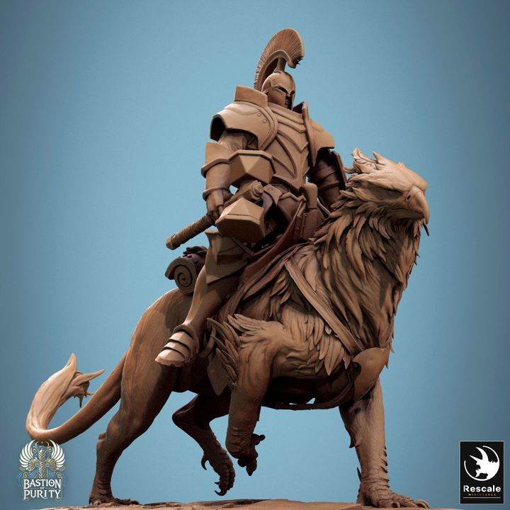 Collection Gryphon Beast Miniature Monstrosities | Huge | Rescale Miniatures | D&D DnD Pathfinder Miniature