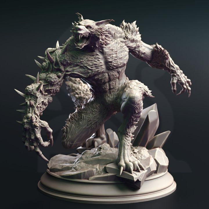 Werewolf Abomination Shapeshifter Monstrosities | Large | DM Stash | D&D DnD Pathfinder Miniature