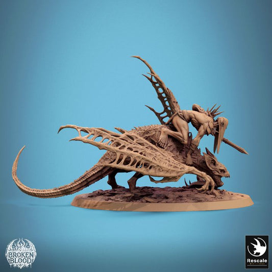 Dabeath Bat Check - Mounted (75mm x 42 Base)