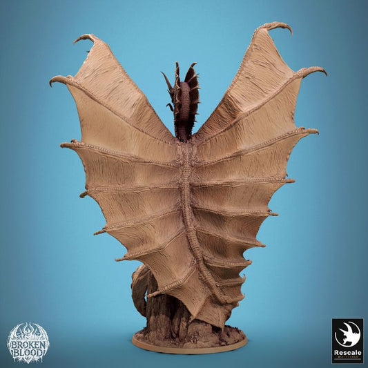Legendary Metallic Gold Dragon - Prestige (100mm Base)