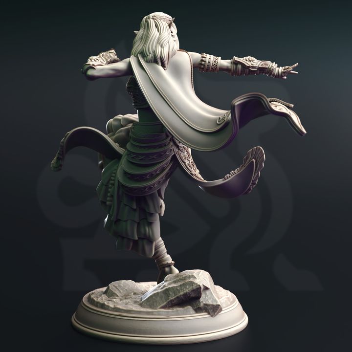 Elf Sun Soul Monk Martial Arts | Medium | DM Stash | D&D DnD Pathfinder Miniature