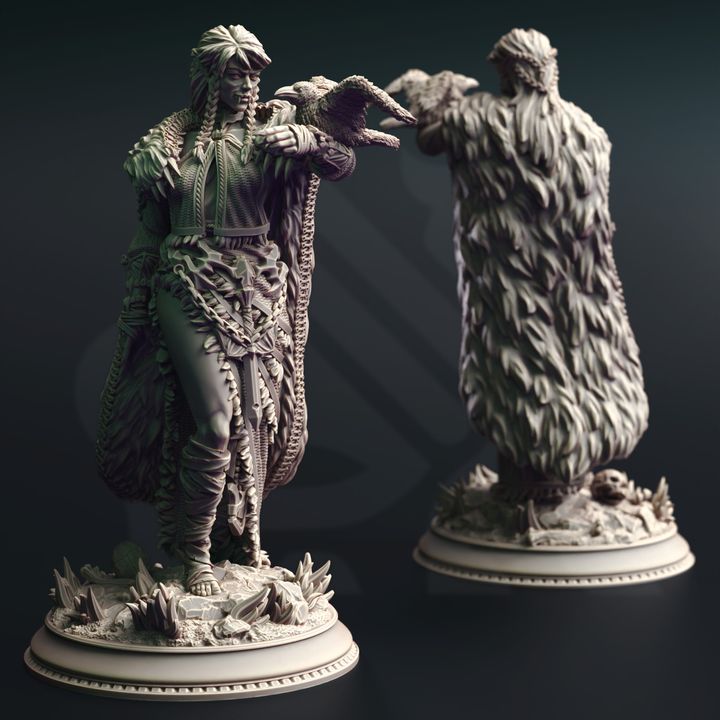 Vampire Spellcaster Half-Elf Enchantress | Medium | DM Stash | D&D DnD Pathfinder Miniature