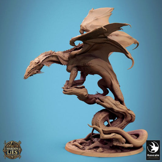 Chromatic Green Dragon - Regal (75mm Base)