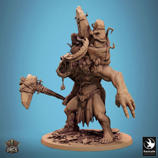 Gravulkar, Stonebound Ogre - Standing (50mm Base)