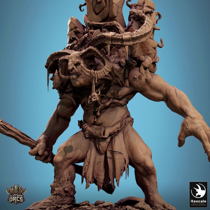 Gravulkar, Stonebound Ogre - Standing (50mm Base)