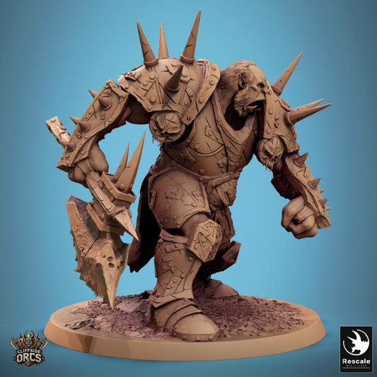 Orc Boss - Guard (60mm Base)