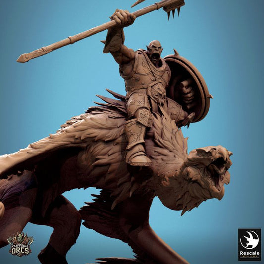 Giant Vulture - Mounted (130mm Base)