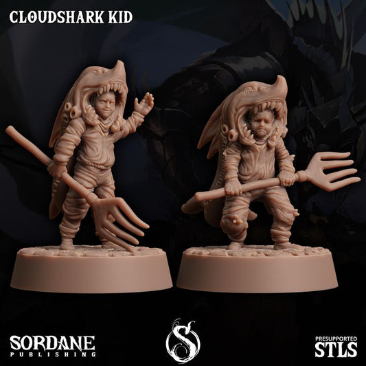 Cloudshark Kid - Pose (25mm Base)