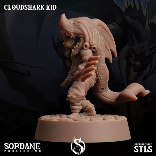 Cloudshark Kid - Pose (25mm Base)